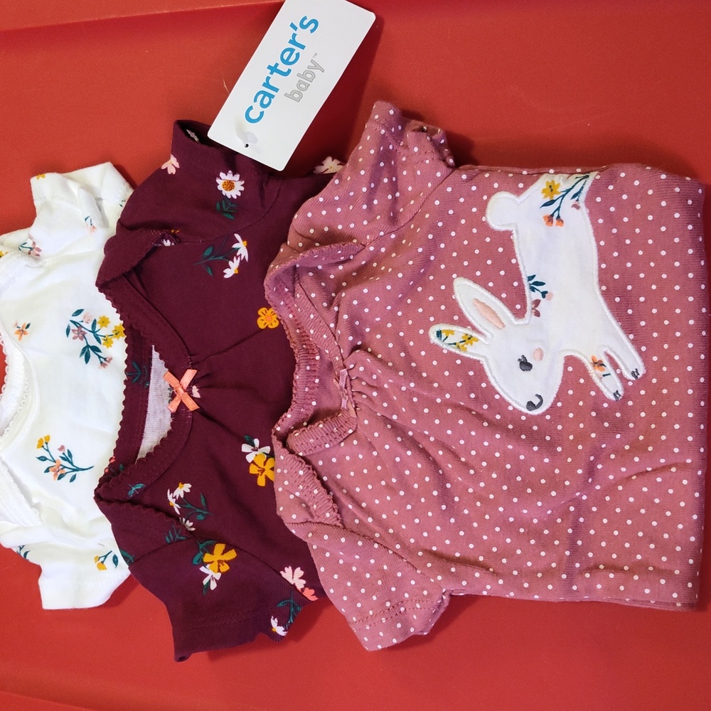 3piece Carter's onesies